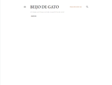 Tablet Screenshot of beijodegato.com.br